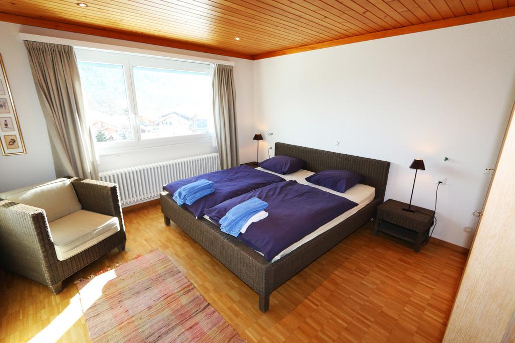 Haus Cristal Leilighet Saas-Fee Rom bilde